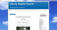 Desktop Screenshot of libertychurchputnam.com