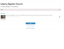 Tablet Screenshot of libertychurchputnam.com